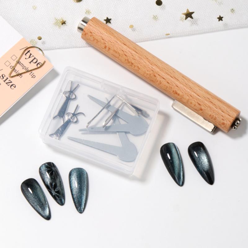 Contour Palette Stick - 7개입 네일 아트 자석 스틱, 캣아이