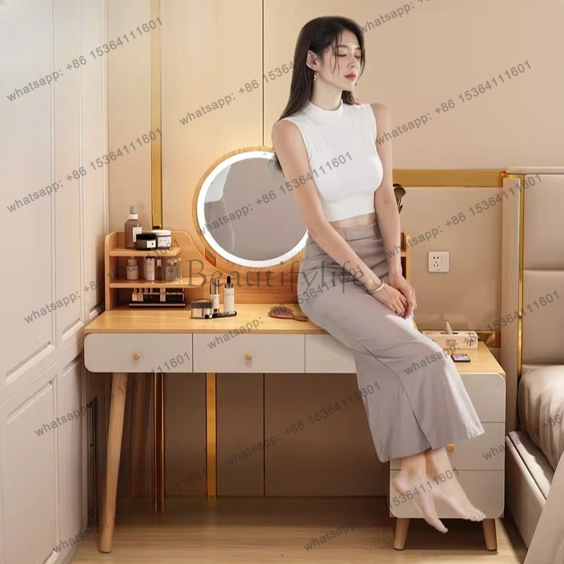 LJY 유럽 빈티지 화장대 화장품 보관 메이크업 침실  - Beauty Without Makeup 리뷰 및 가격