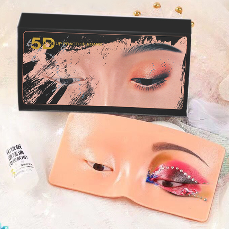 재사용 가능한 5D 메이크업 눈썹 문신 연습 스킨 아이 - Beauty Makeup Academy 리뷰 및 가격