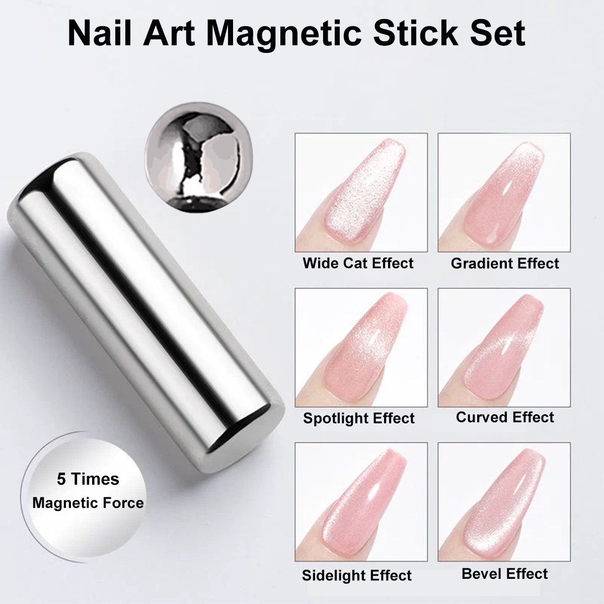 2개입 자석 스틸 볼 네일아트 마그네틱 스틱 세트 3D - Contour Palette Stick 리뷰 및 가격