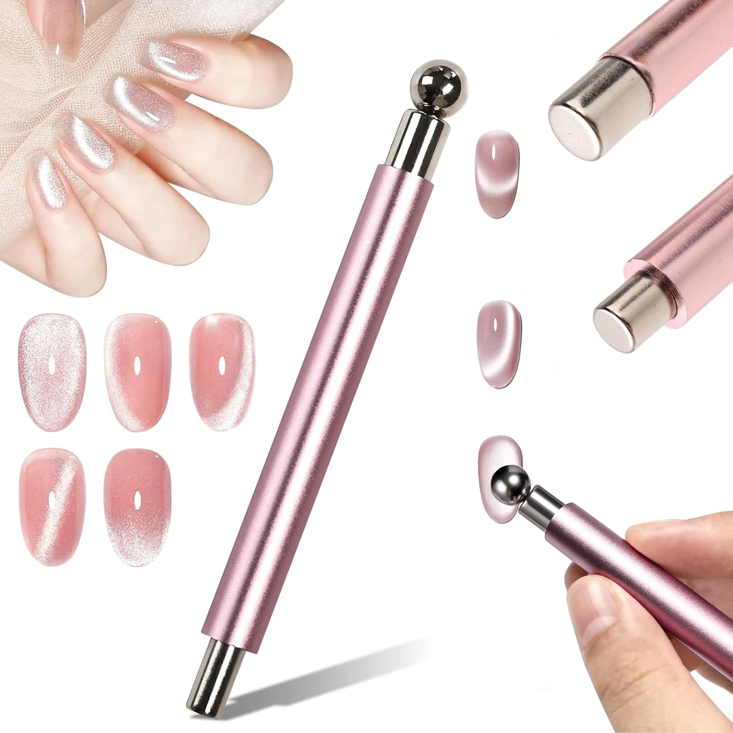 LINMANDA 3 In 1 듀얼 헤드 캣아이 네일 아 - Contour Palette Stick 리뷰 및 가격