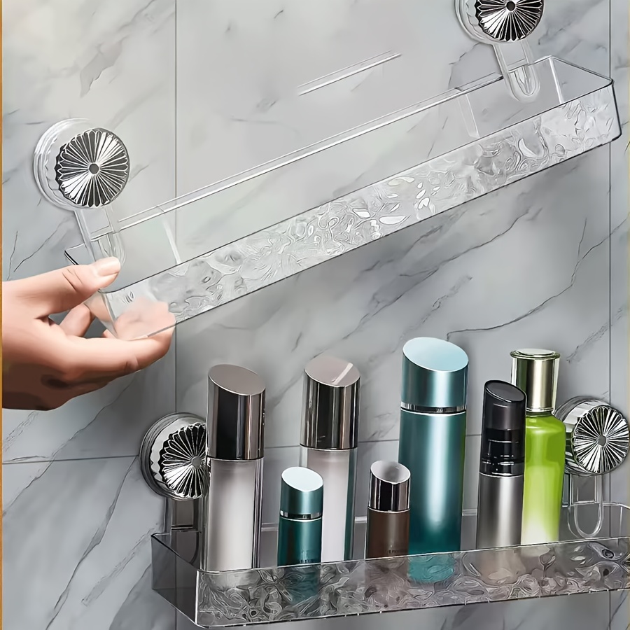 물결무늬 흡착식 벽걸이형 뷰티 수납 랙 2종 세트, 속 - Beauty Makeup Vanity Set 리뷰 및 가격